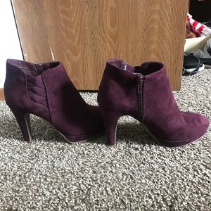 Berry Colored Booties